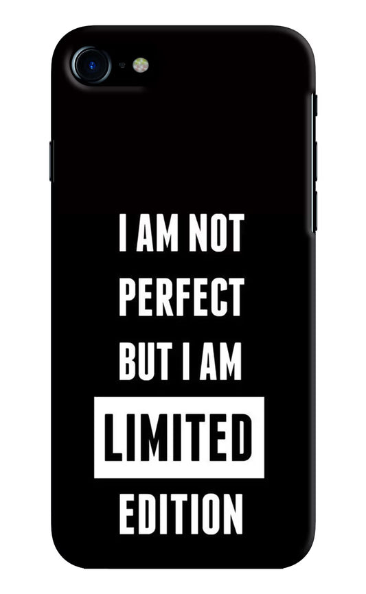 I Am Not Perfect But I Am Limited Edition iPhone 8 Hard Case Back Cover by Casekaro
