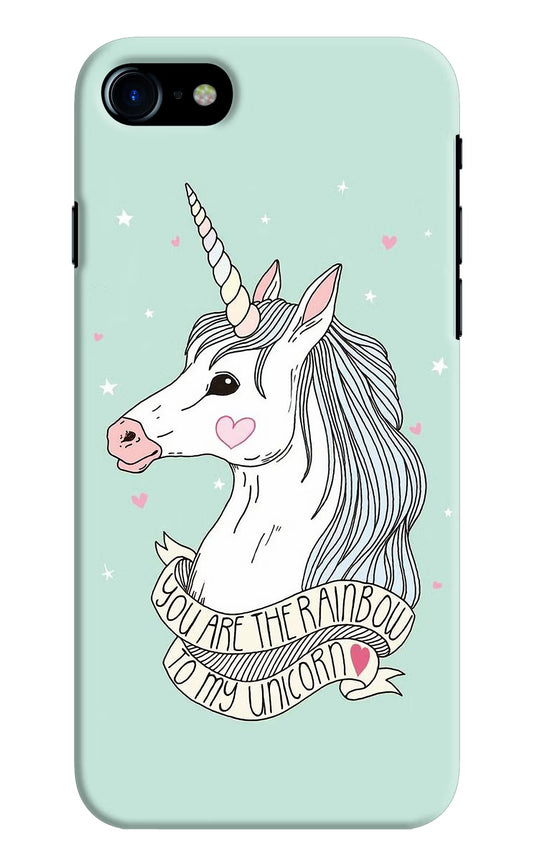 Unicorn Wallpaper iPhone 8 Hard Case Back Cover by Casekaro