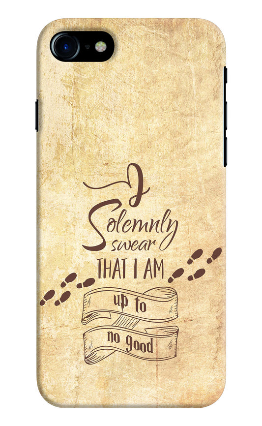 I Solemnly swear that i up to no good iPhone 8 Hard Case Back Cover by Casekaro