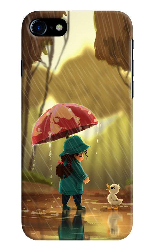 Rainy Day iPhone 8 Hard Case Back Cover by Casekaro