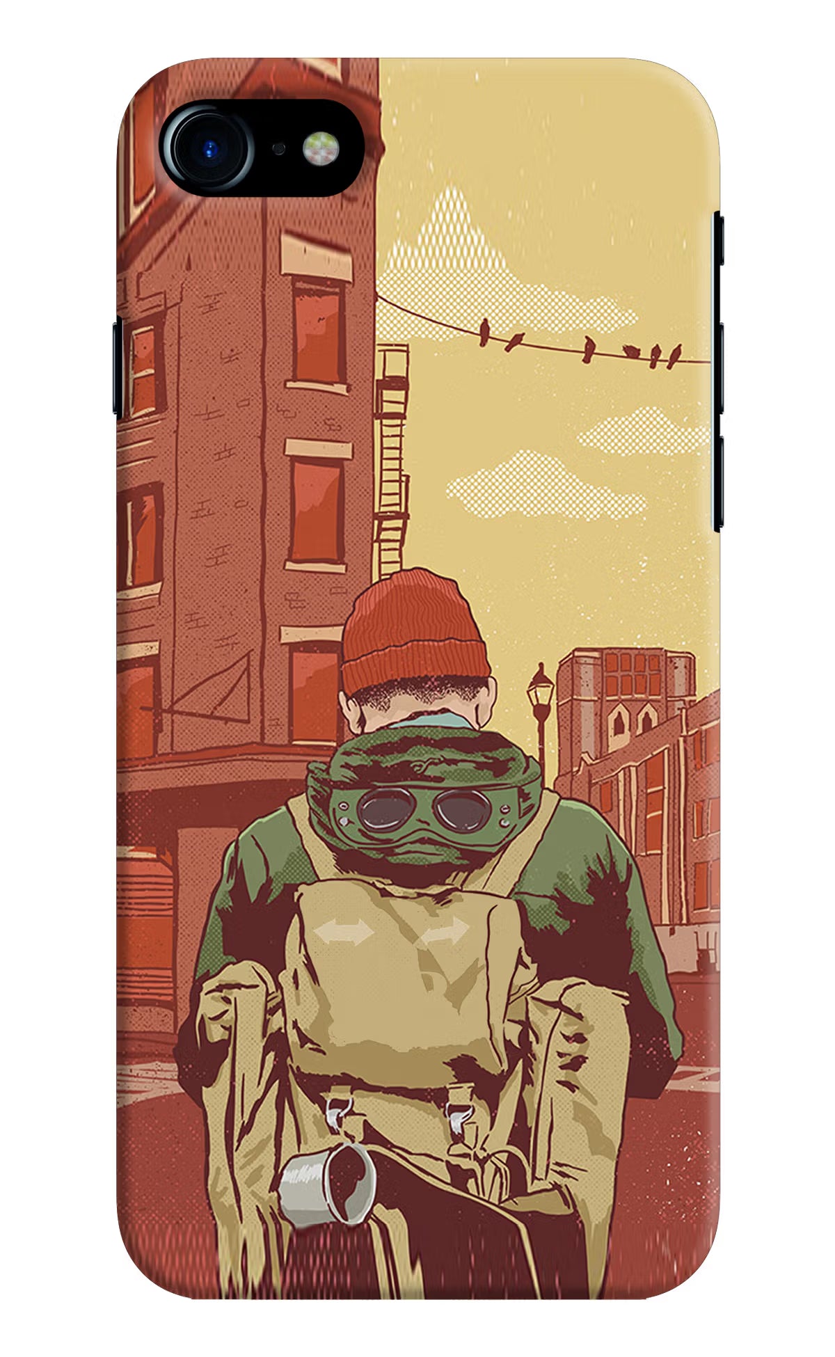 Adventurous iPhone 8 Hard Case Back Cover by Casekaro