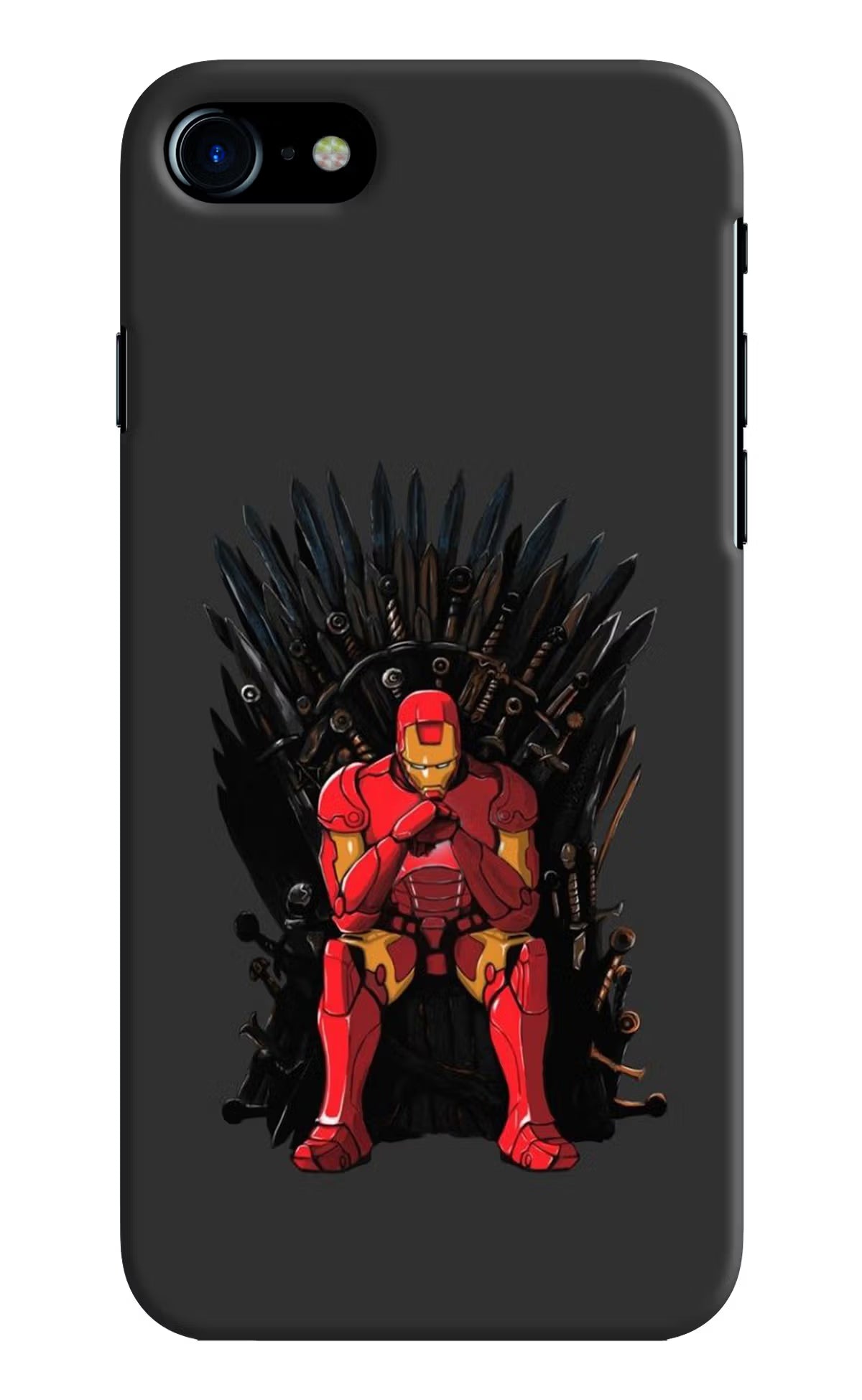 Ironman Throne iPhone 8 Hard Case Back Cover by Casekaro