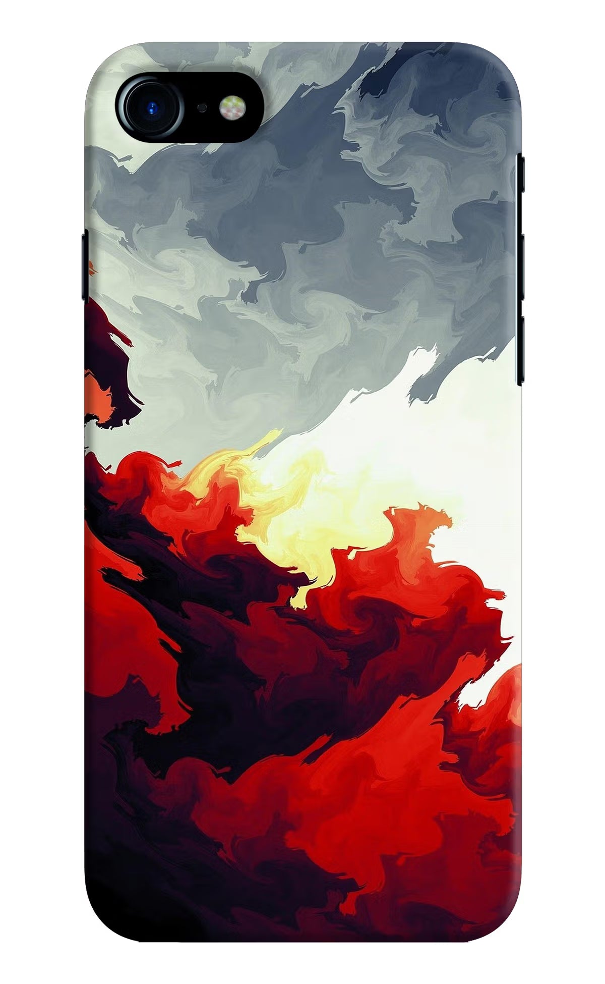 Fire Cloud iPhone 8 Hard Case Back Cover by Casekaro