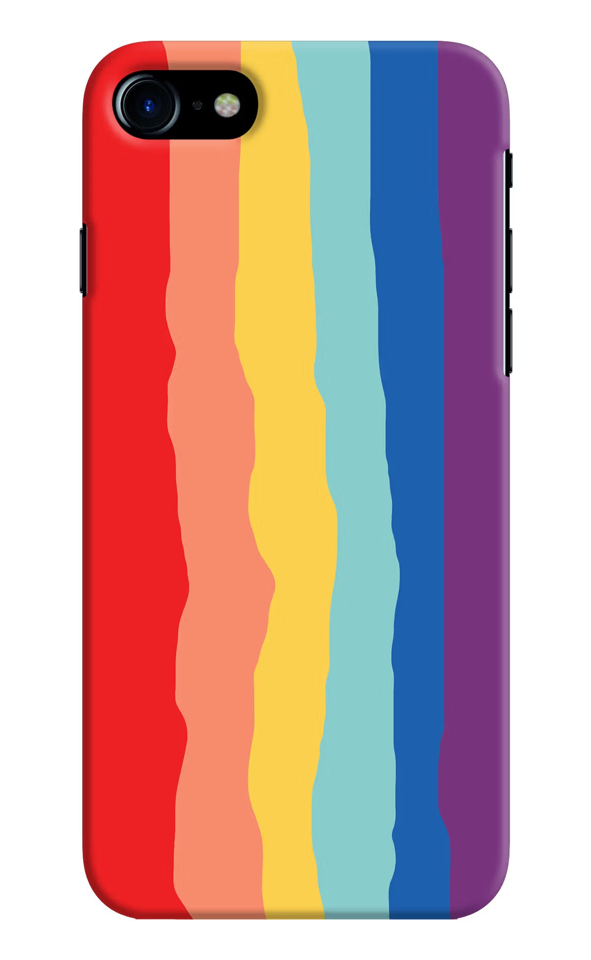 Rainbow iPhone 8 Hard Case Back Cover by Casekaro