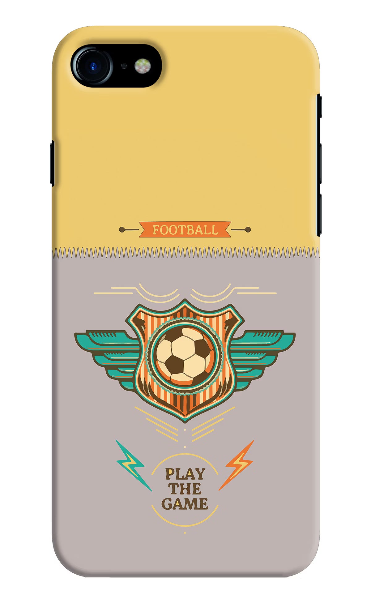 Football iPhone 8 Hard Case Back Cover by Casekaro