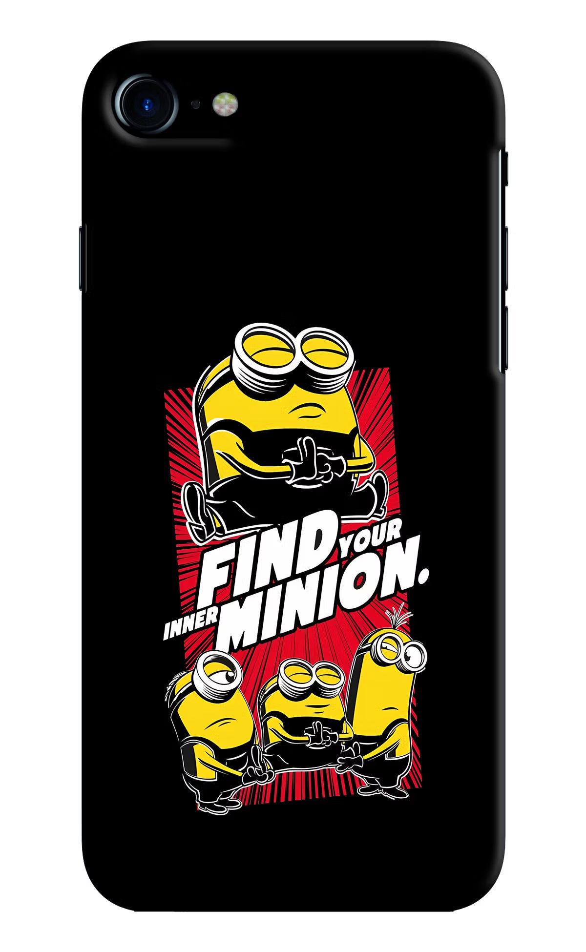 Find your inner Minion iPhone 8 Hard Case Back Cover by Casekaro