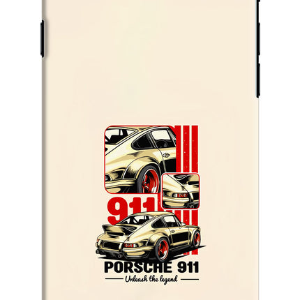 Classic Porsche 911 iPhone 8 Hard Case Back Cover by Casekaro