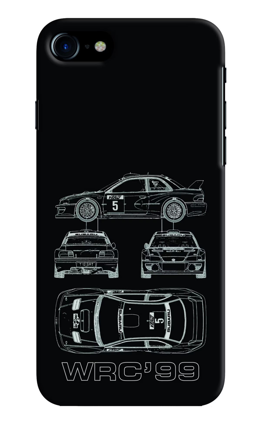 WRC'99 iPhone 8/SE 2020 Back Cover, Hard case
