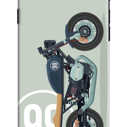 Classic Cafe Racer 99 iPhone 8 Hard Case Back Cover by Casekaro