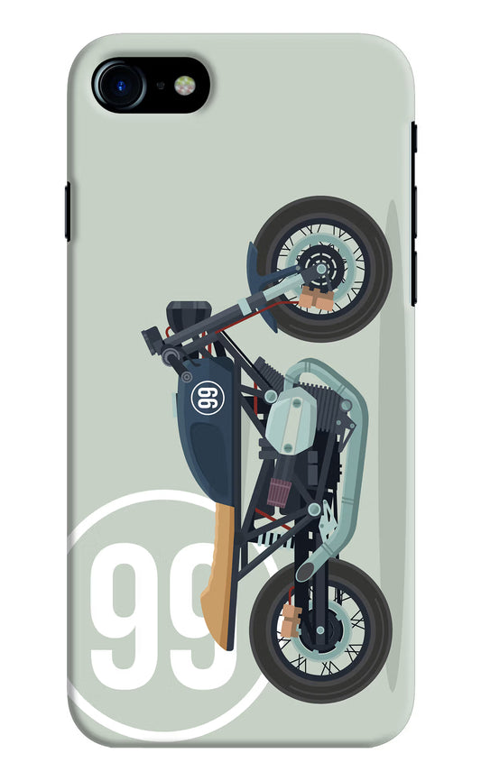 Classic Cafe Racer 99 iPhone 8 Hard Case Back Cover by Casekaro