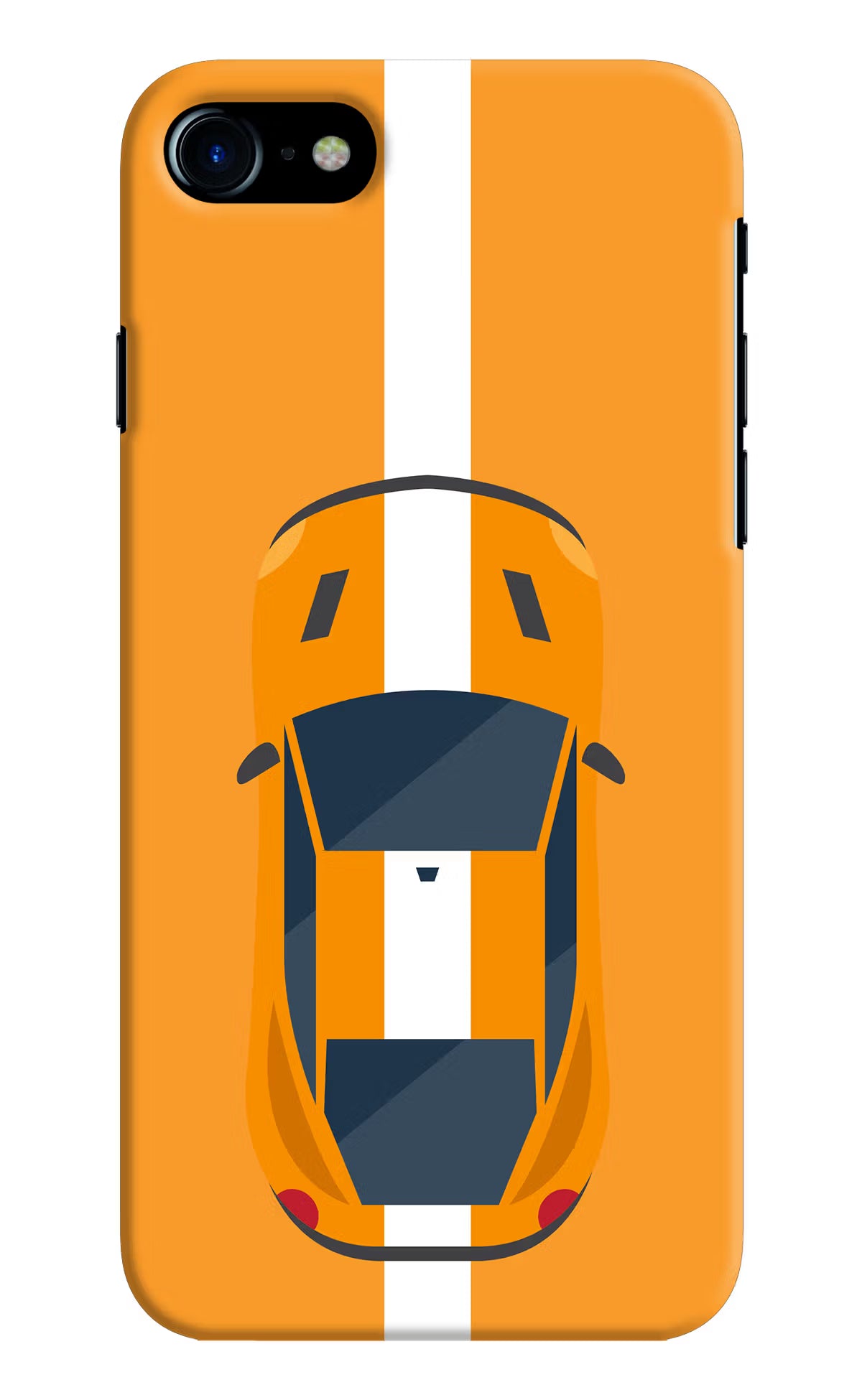 Highway Pursuit iPhone 8 Hard Case Back Cover by Casekaro