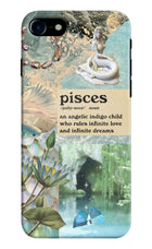 Pisces Zodiac iPhone 8/SE 2020 Hard Case Back Cover by Casekaro