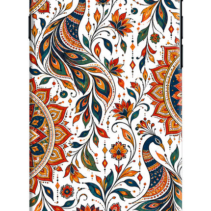 White Mayura iPhone 8 Back Cover
