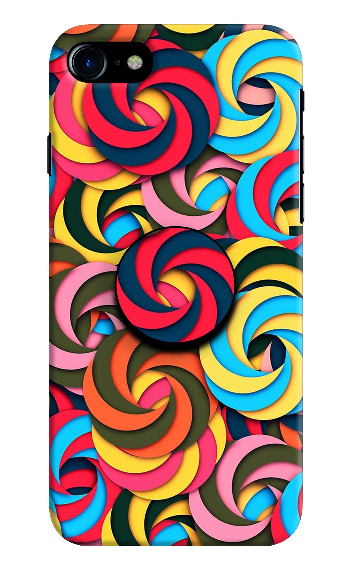 Spiral Pattern iPhone 8 Pop Case by Casekaro