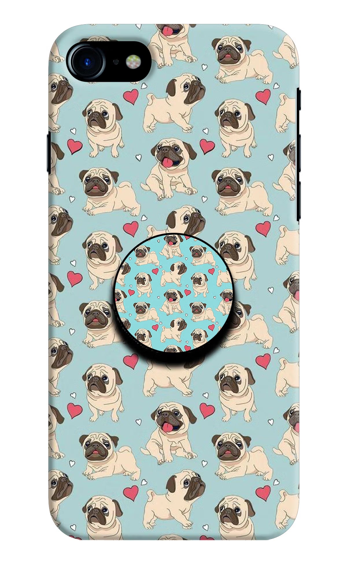 Pug Dog iPhone 8 Pop Case by Casekaro