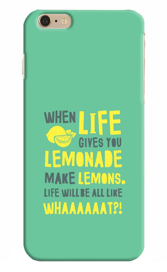 Quote iPhone 6 Plus/6s Plus Hard Case Back Cover by Casekaro