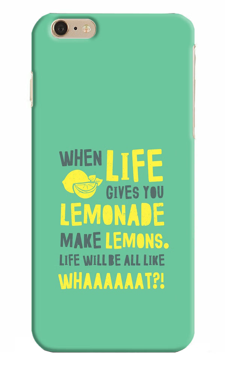Quote iPhone 6 Plus/6s Plus Back Cover, Hard case