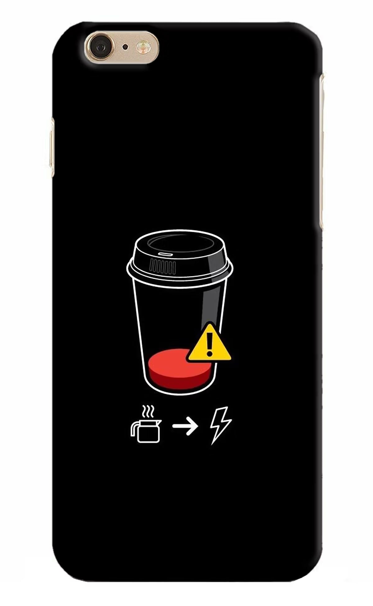 Coffee iPhone 6 Plus/6s Plus Hard Case Back Cover by Casekaro