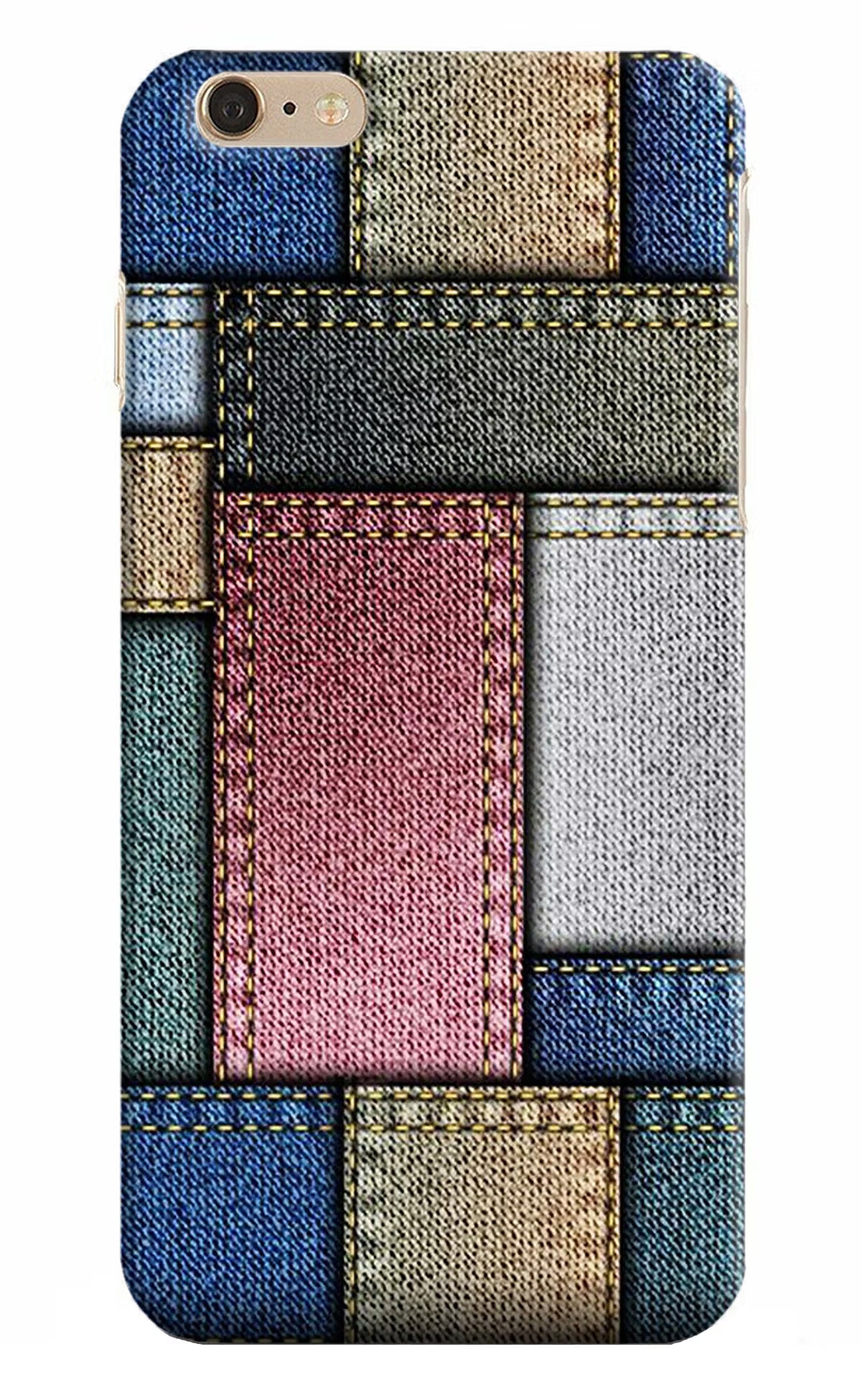 Multicolor Jeans iPhone 6 Plus/6s Plus Hard Case Back Cover by Casekaro