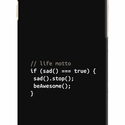 Life Motto Code iPhone 6 Plus/6s Plus Hard Case Back Cover by Casekaro