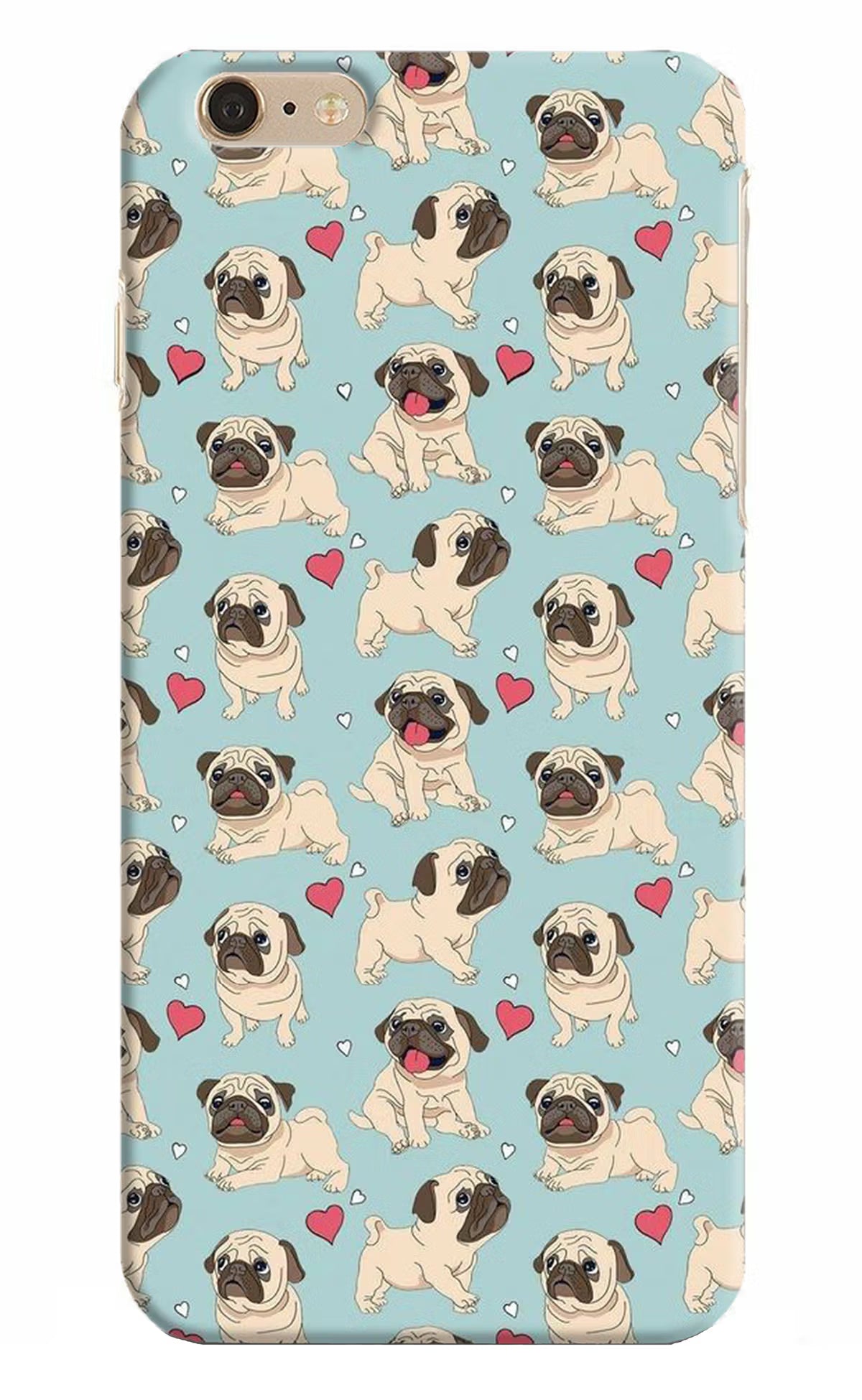 Pug Dog iPhone 6 Plus/6s Plus Hard Case Back Cover by Casekaro