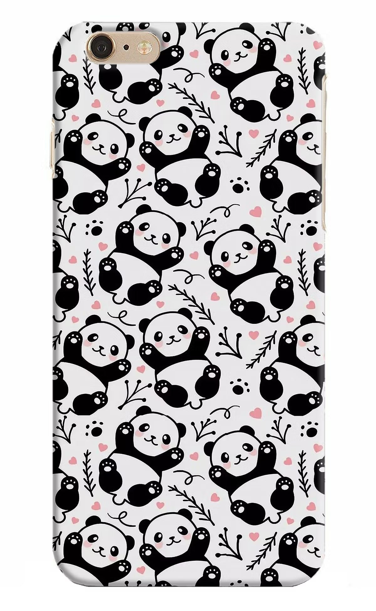 Cute Panda iPhone 6 Plus/6s Plus Hard Case Back Cover by Casekaro