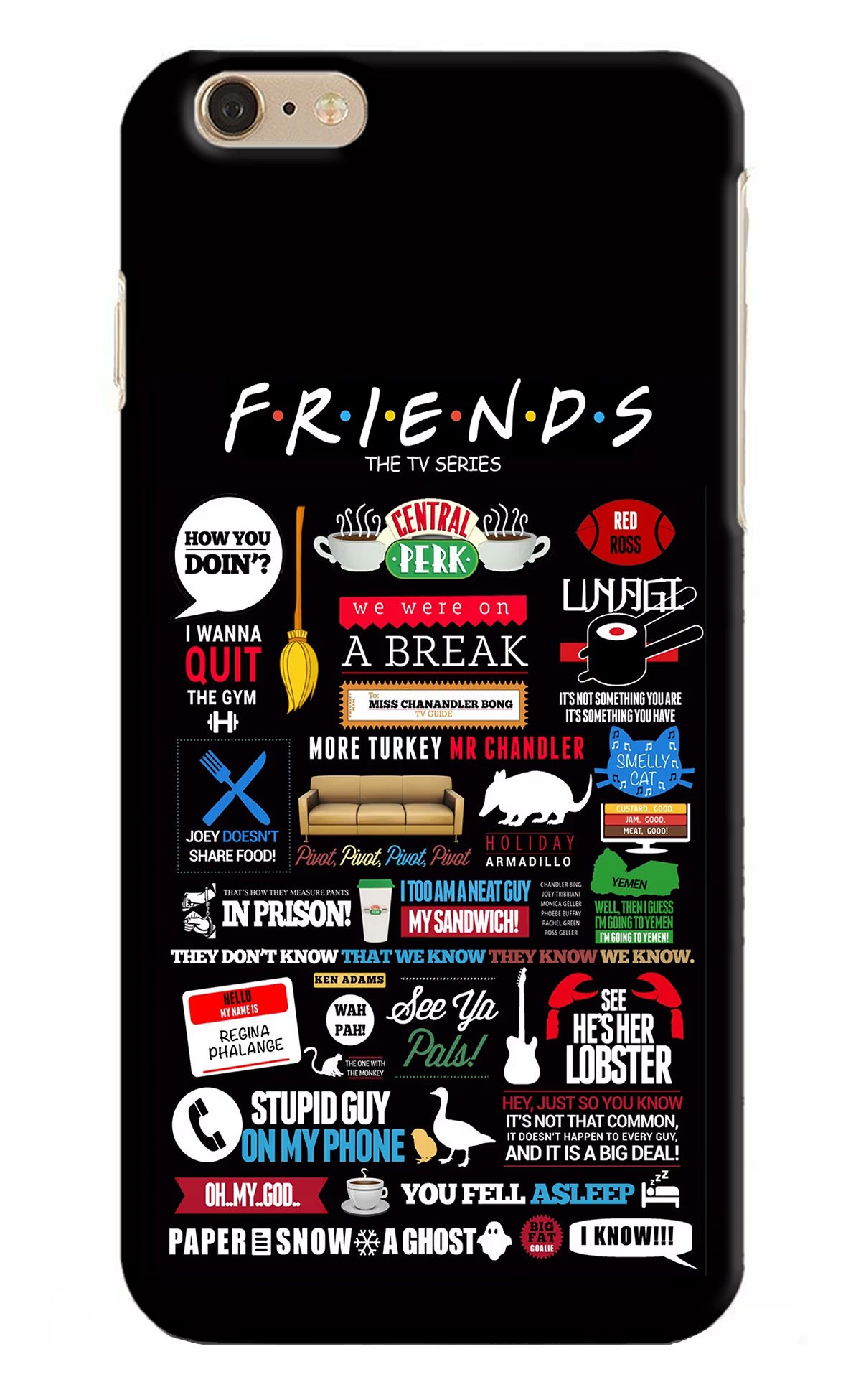 FRIENDS iPhone 6 Plus/6s Plus Hard Case Back Cover by Casekaro