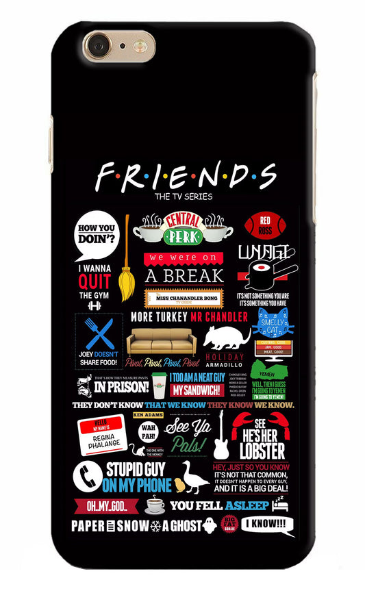 FRIENDS iPhone 6 Plus/6s Plus Hard Case Back Cover by Casekaro