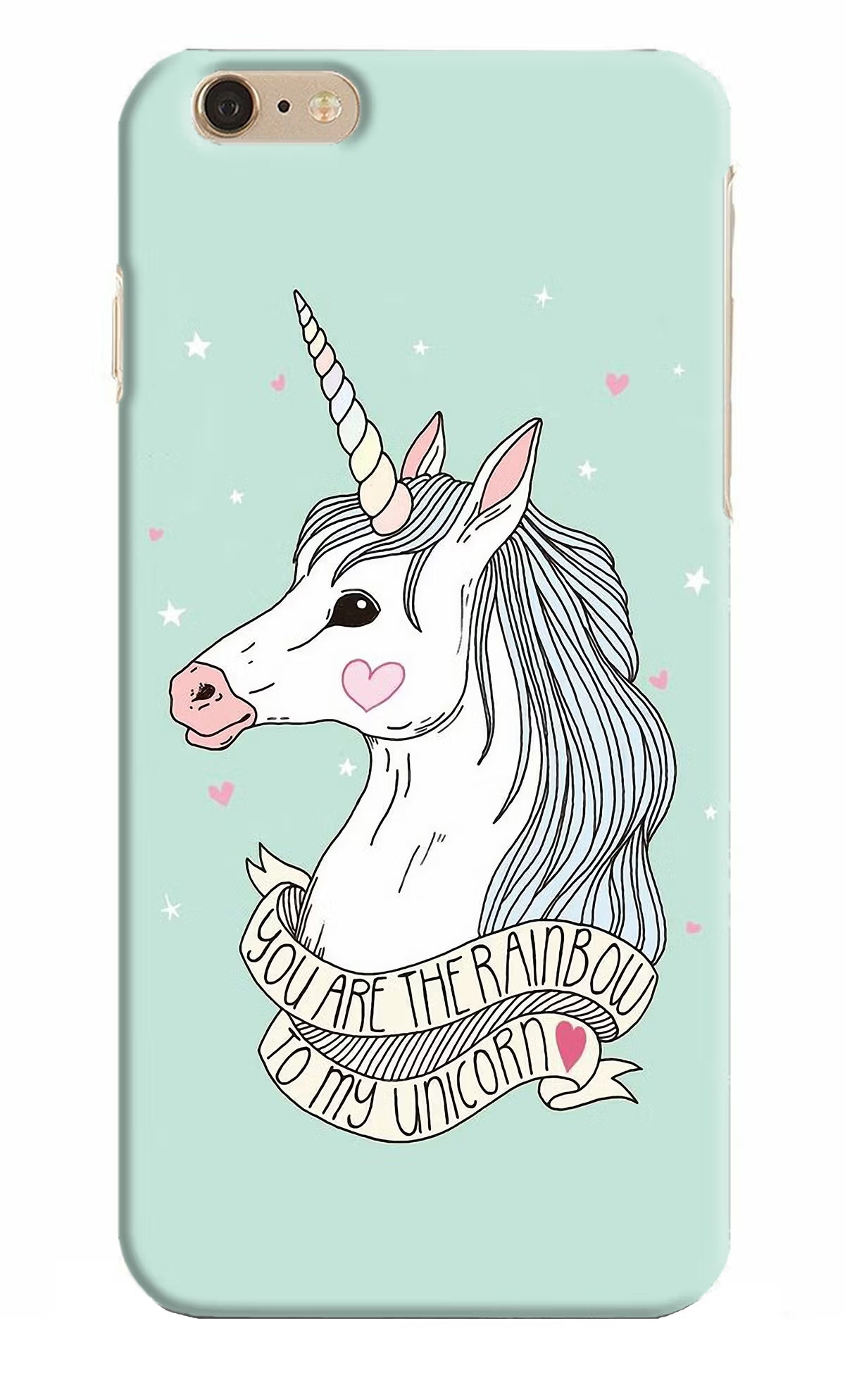 Unicorn Wallpaper iPhone 6 Plus/6s Plus Hard Case Back Cover by Casekaro