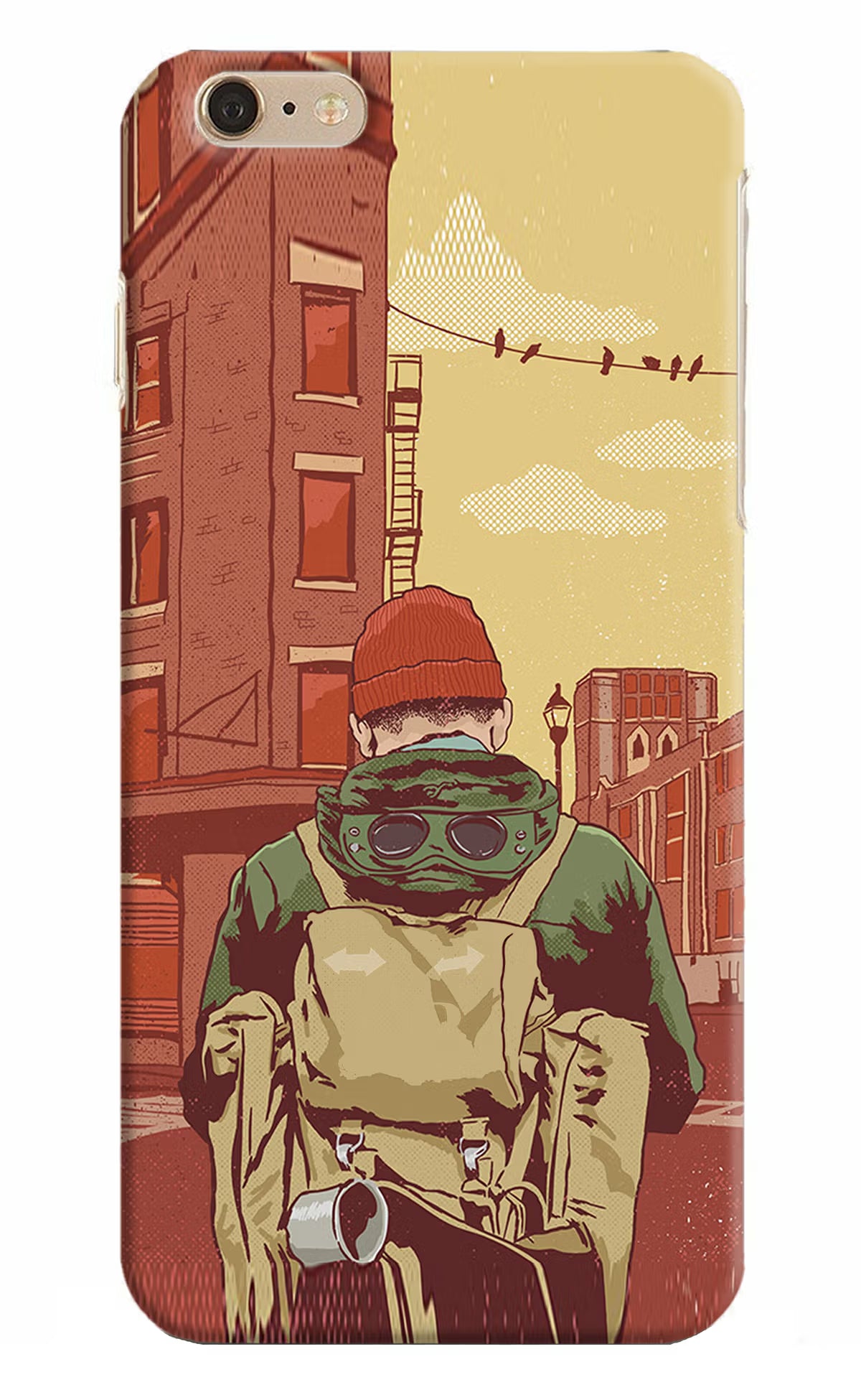 Adventurous iPhone 6 Plus/6s Plus Hard Case Back Cover by Casekaro