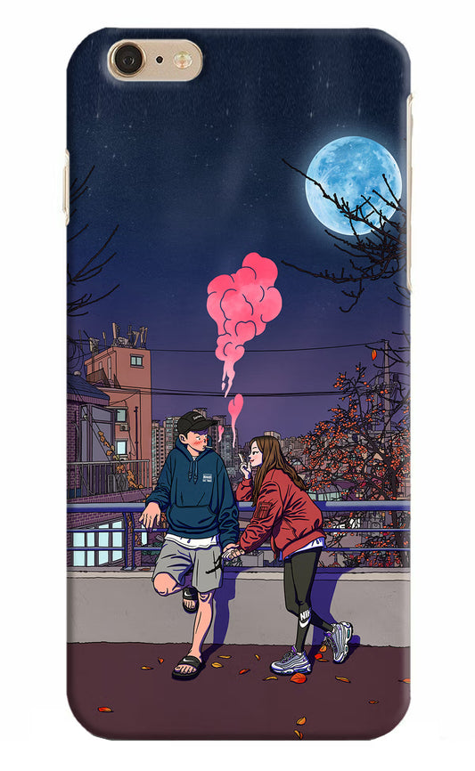 Chilling Couple iPhone 6 Plus/6s Plus Hard Case Back Cover by Casekaro