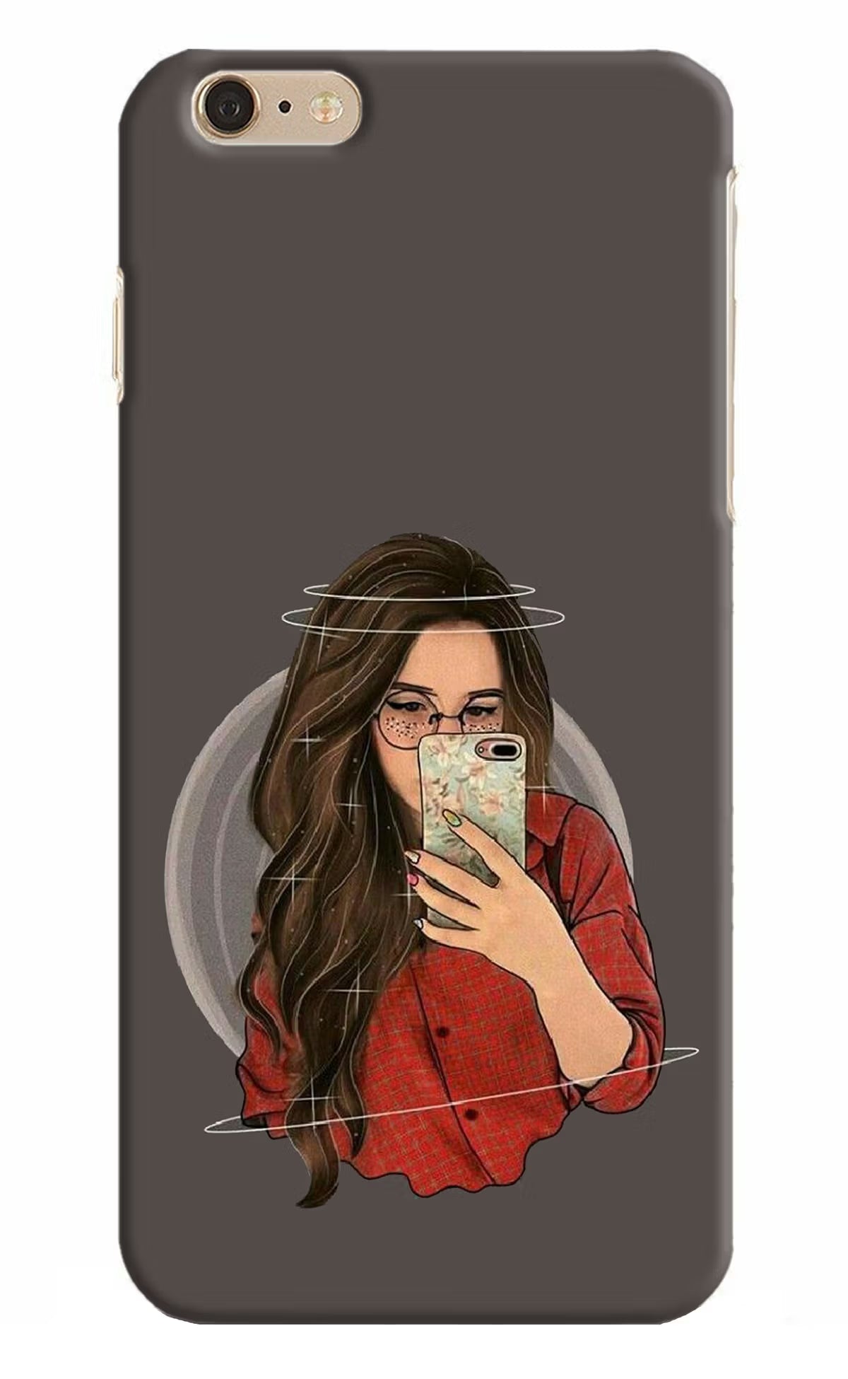 Selfie Queen iPhone 6 Plus/6s Plus Hard Case Back Cover by Casekaro