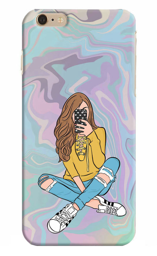 Selfie Girl iPhone 6 Plus/6s Plus Hard Case Back Cover by Casekaro