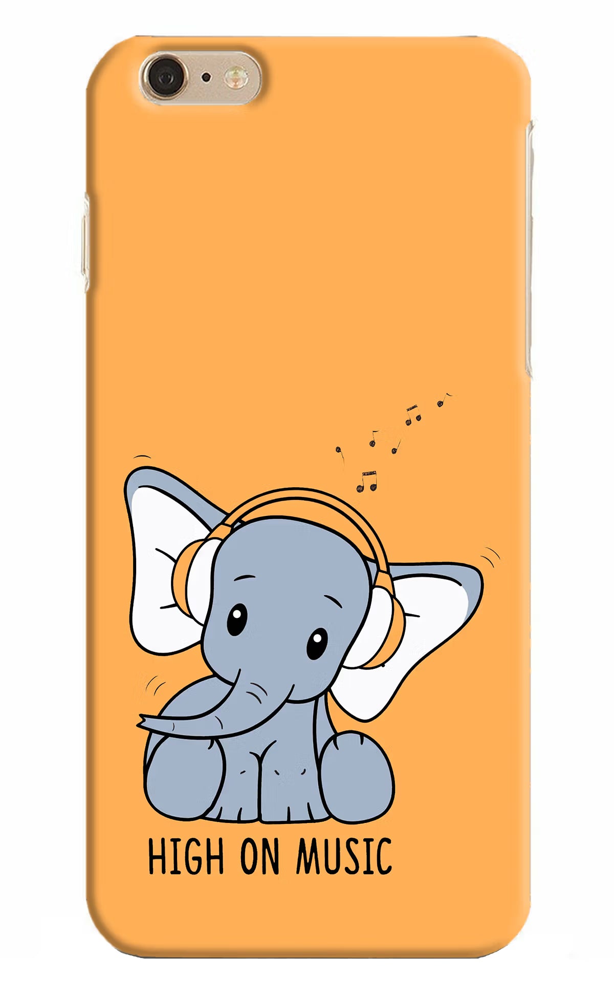 High On Music iPhone 6 Plus/6s Plus Hard Case Back Cover by Casekaro