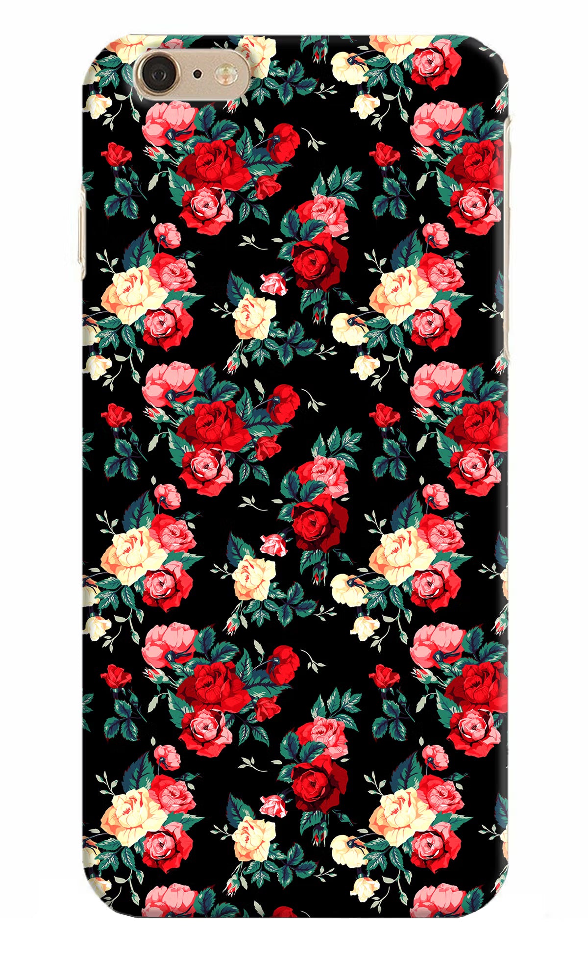 Rose Pattern iPhone 6 Plus/6s Plus Hard Case Back Cover by Casekaro