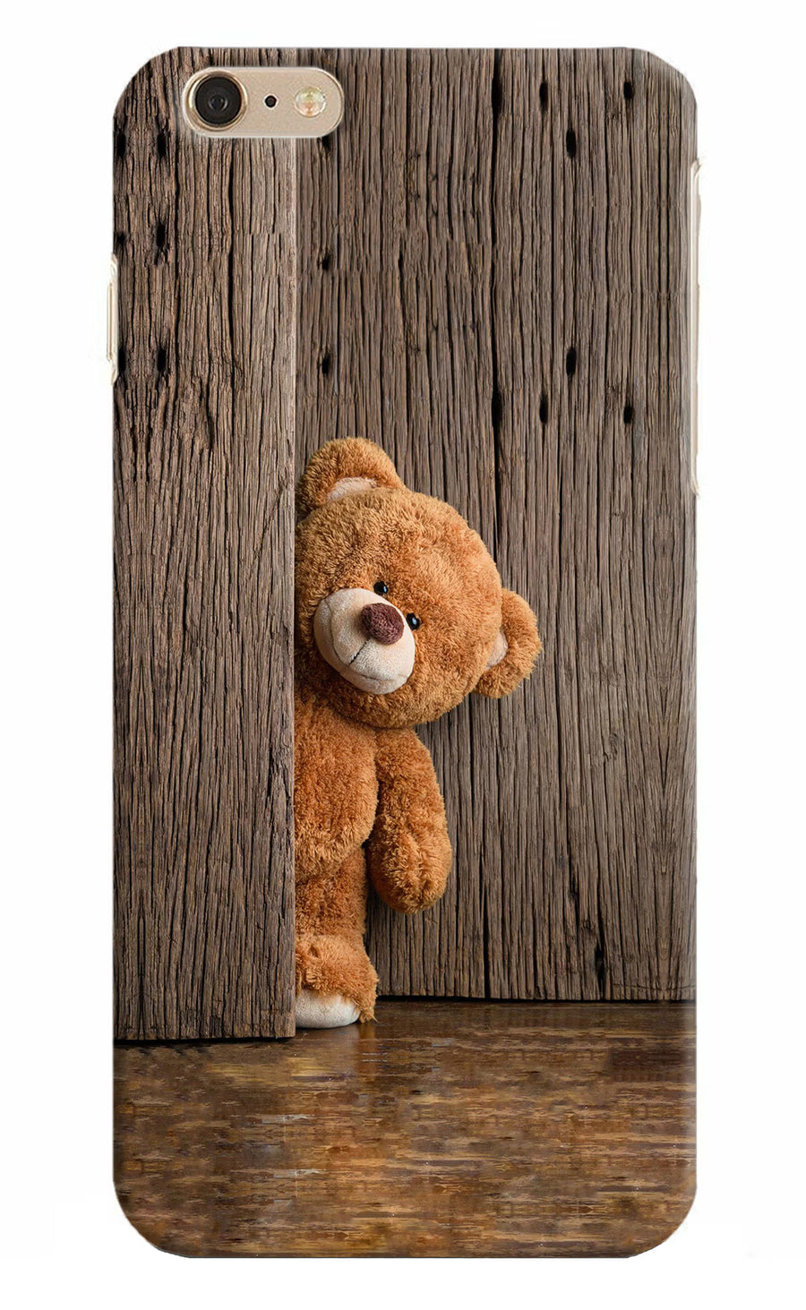 Teddy Wooden iPhone 6 Plus/6s Plus Back Cover, Hard case