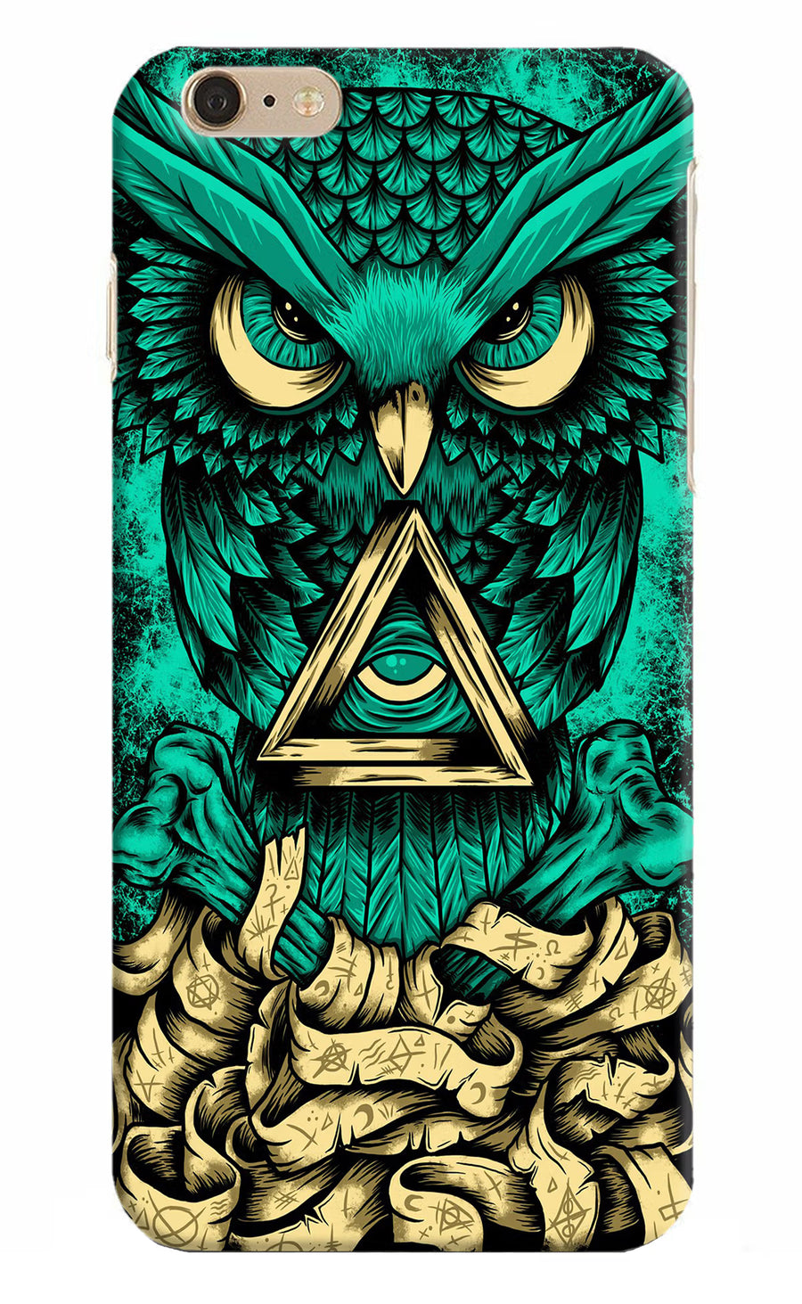 Green Owl iPhone 6 Plus/6s Plus Back Cover, Hard case