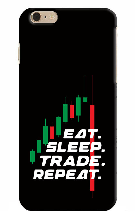 Eat Sleep Trade Repeat iPhone 6 Plus/6s Plus Hard Case Back Cover by Casekaro