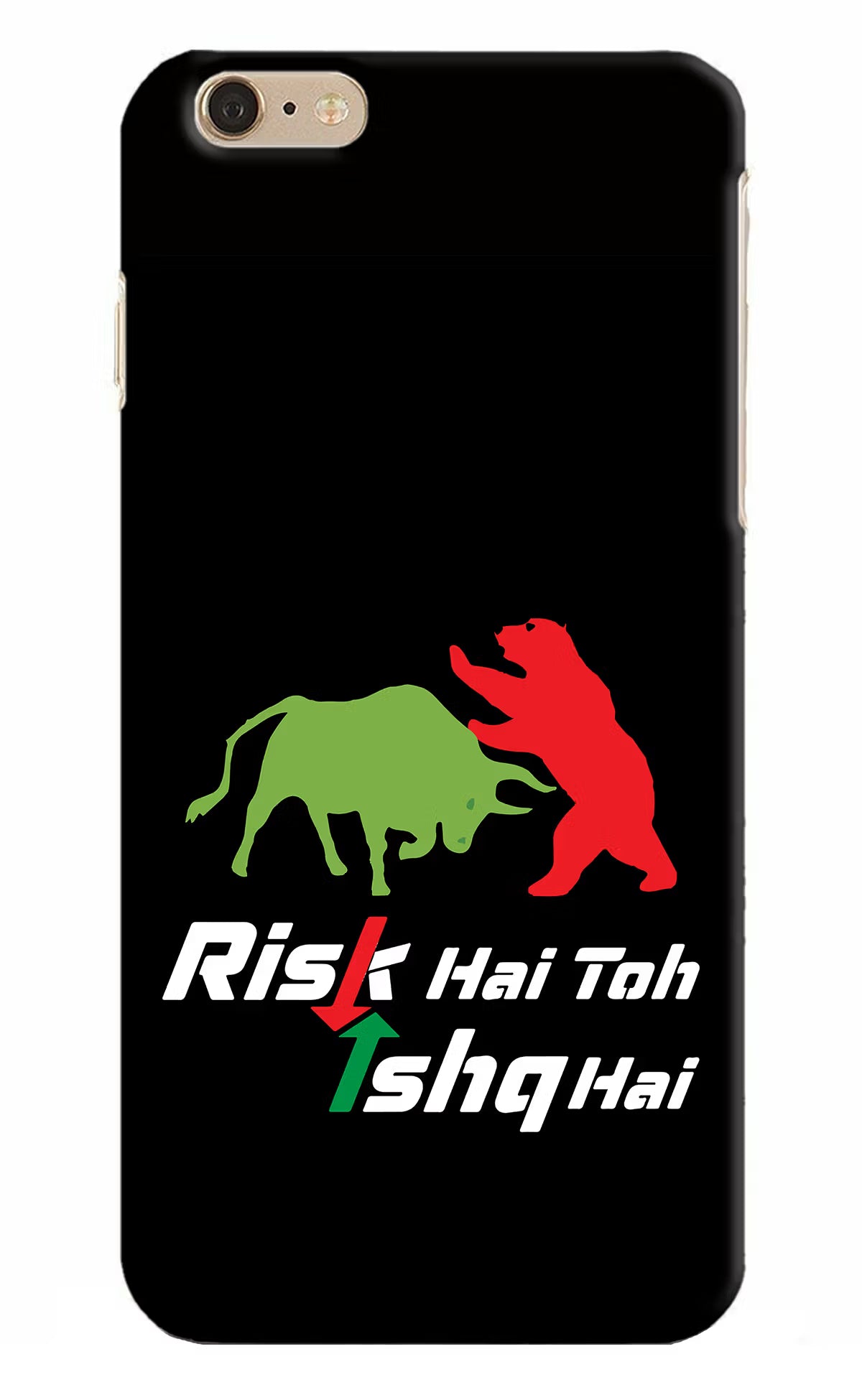 Risk Hai Toh Ishq Hai iPhone 6 Plus/6s Plus Hard Case Back Cover by Casekaro