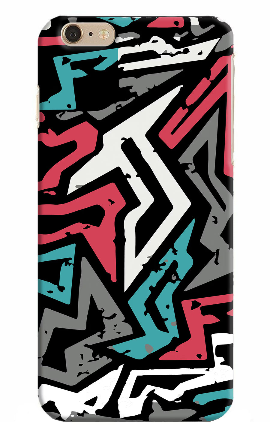 Geometric Graffiti iPhone 6 Plus/6s Plus Back Cover, Hard case