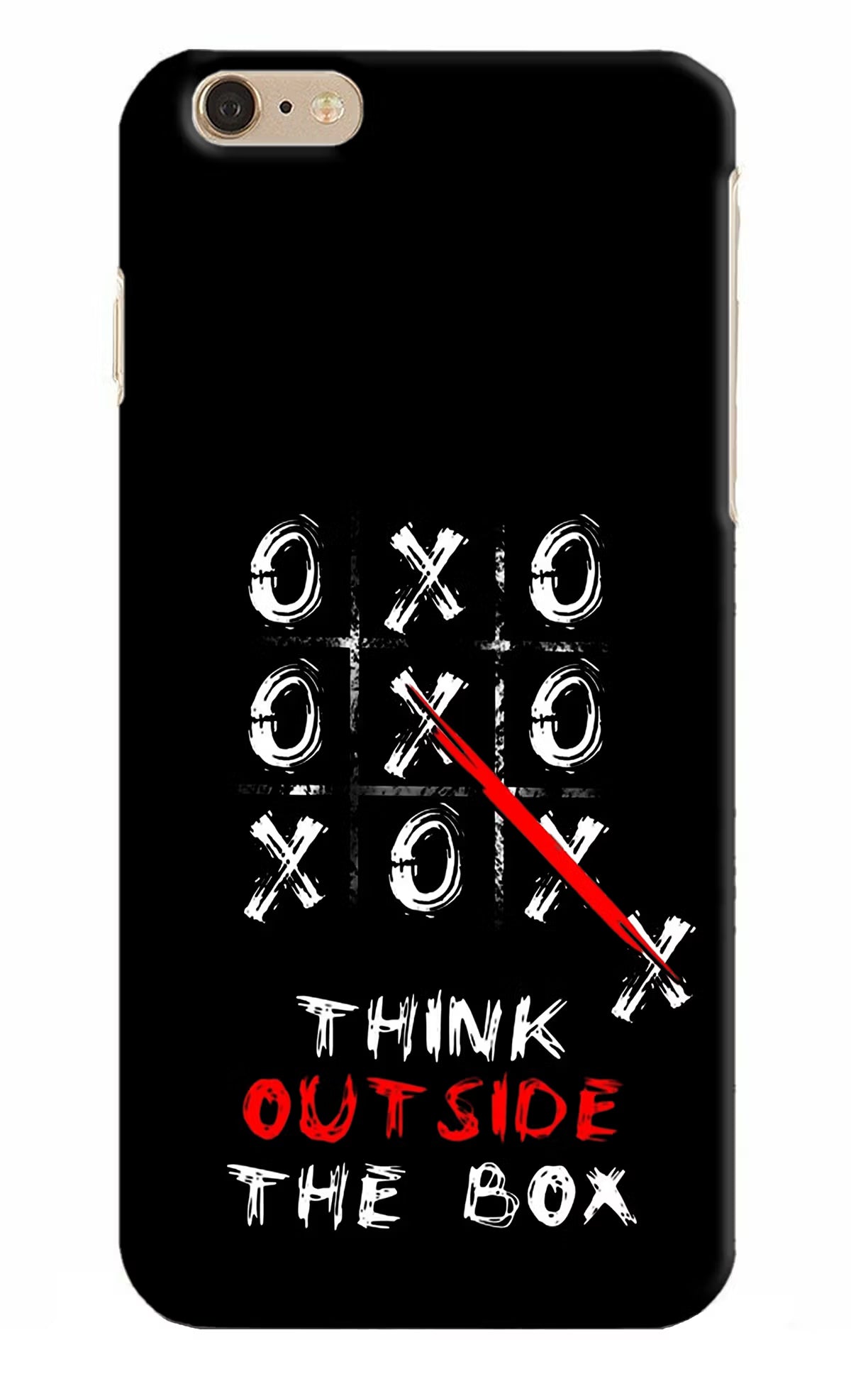 Think out of the BOX iPhone 6 Plus/6s Plus Hard Case Back Cover by Casekaro