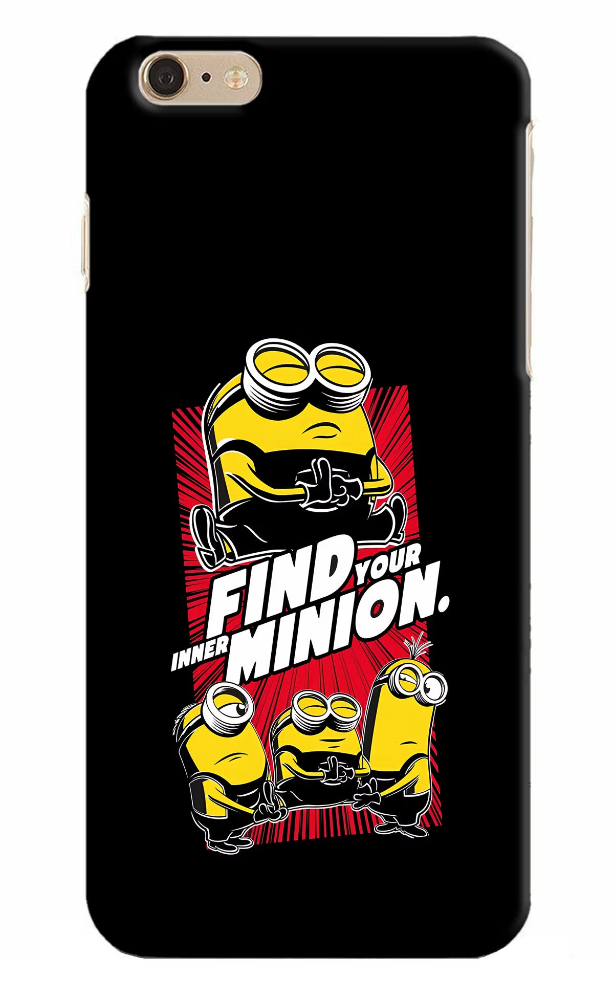 Find your inner Minion iPhone 6 Plus/6s Plus Hard Case Back Cover by Casekaro