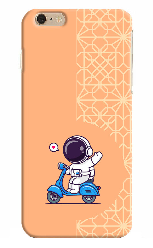 Cute Astronaut Riding iPhone 6 Plus/6s Plus Hard Case Back Cover by Casekaro