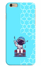 Cute Astronaut Chilling iPhone 6 Plus/6s Plus Hard Case Back Cover by Casekaro