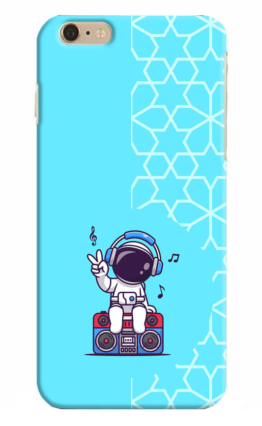 Cute Astronaut Chilling iPhone 6 Plus/6s Plus Hard Case Back Cover by Casekaro
