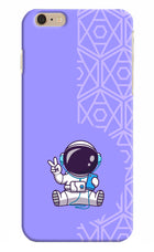 Cute Astronaut Chilling iPhone 6 Plus/6s Plus Hard Case Back Cover by Casekaro