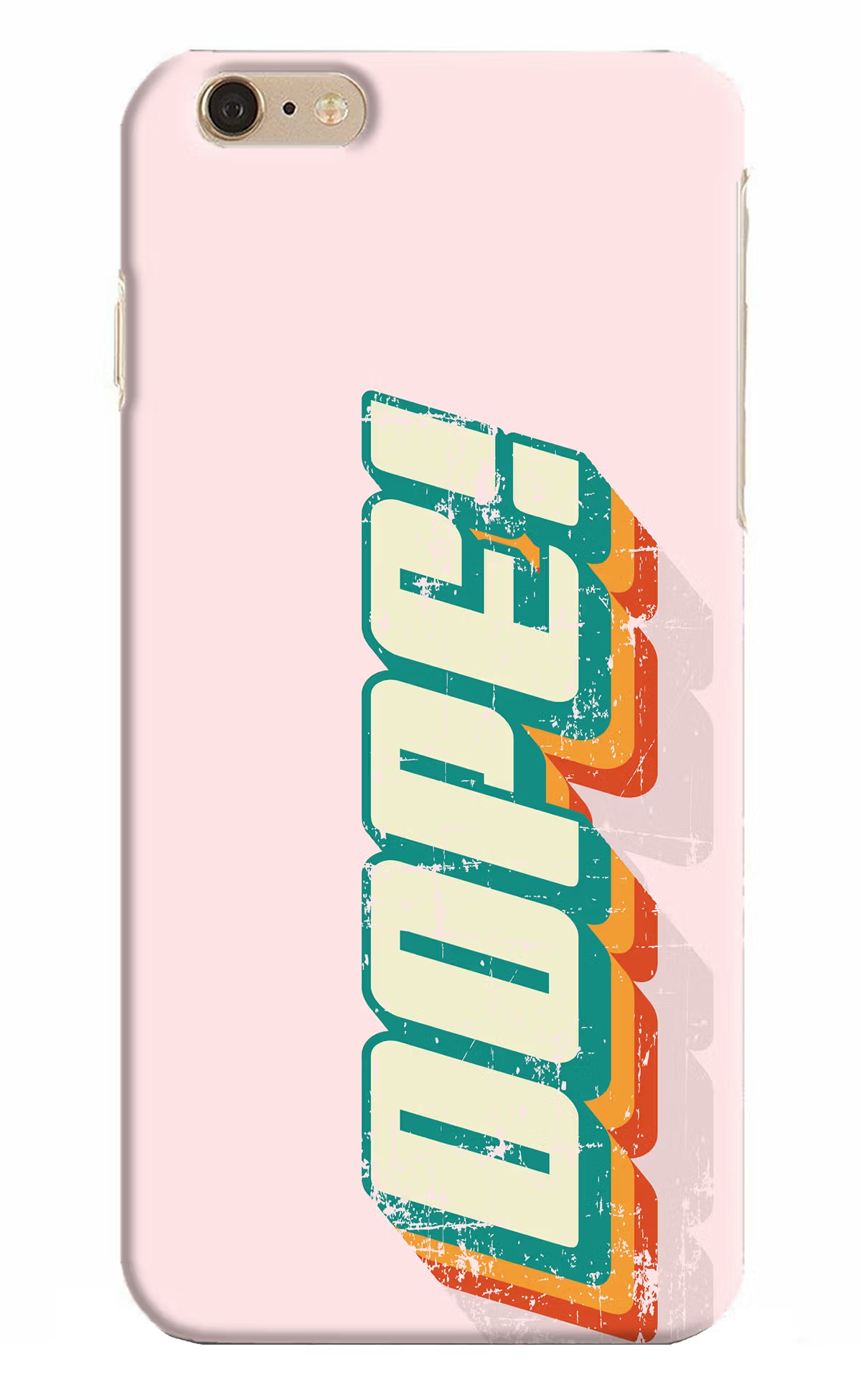 Dope iPhone 6 Plus/6s Plus Hard Case Back Cover by Casekaro