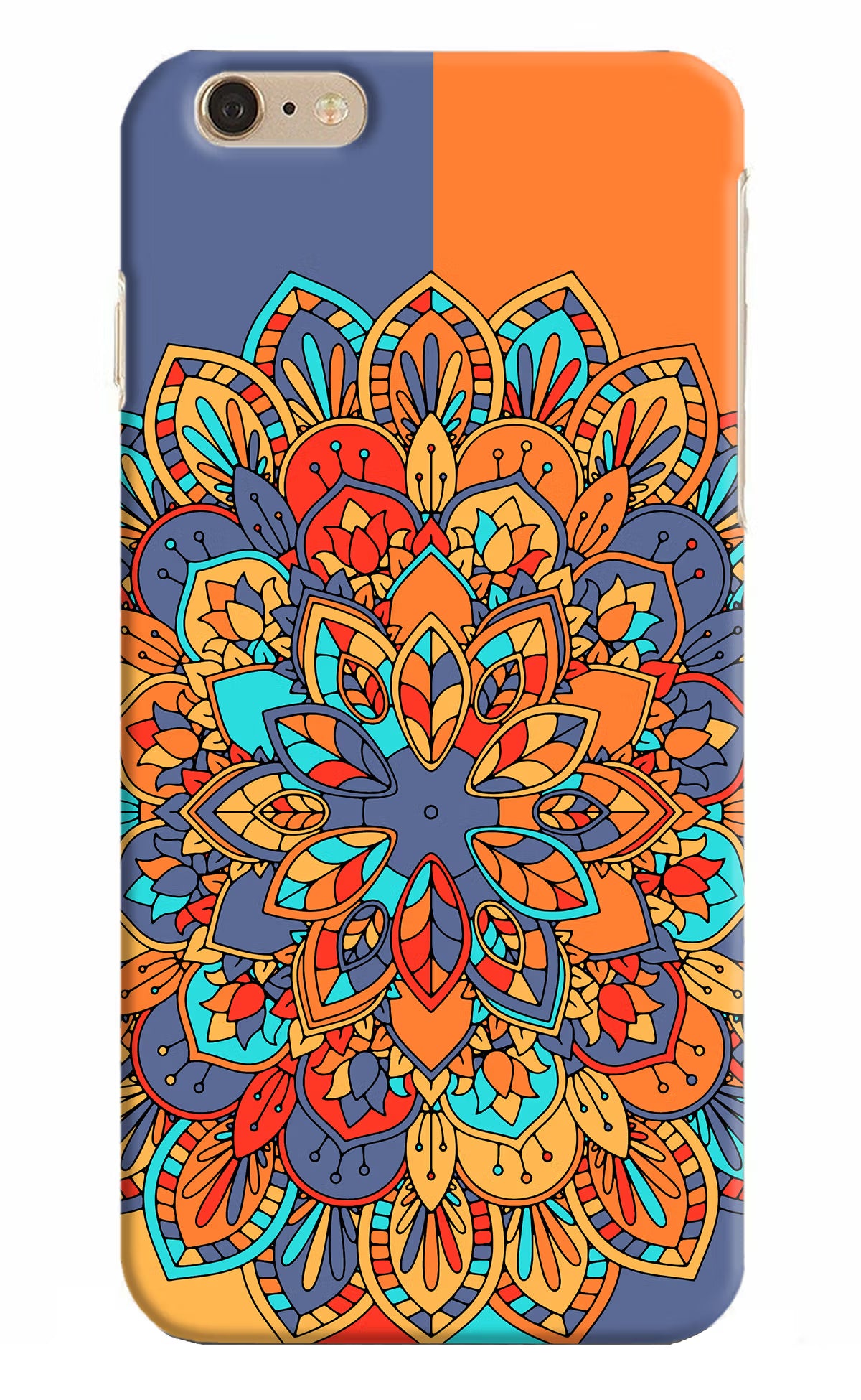 Color Mandala iPhone 6 Plus/6s Plus Hard Case Back Cover by Casekaro