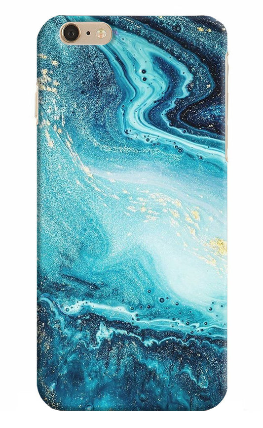 Blue Glitter Marble iPhone 6 Plus/6s Plus Hard Case Back Cover by Casekaro