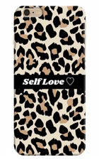 Leopard Print Self Love iPhone 6 Plus/6s Plus Hard Case Back Cover by Casekaro